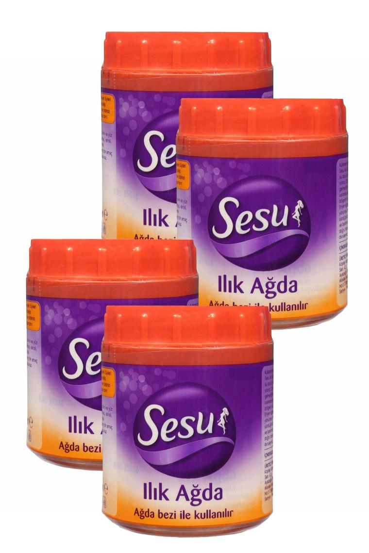 Sesu Ilık Ağda 4 'lü Paket 250 gr