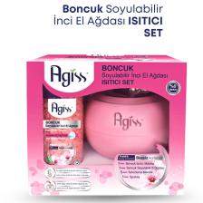 Agiss s Boncuk Soyulabilir İnci El Ağdası Isıtıcı Set