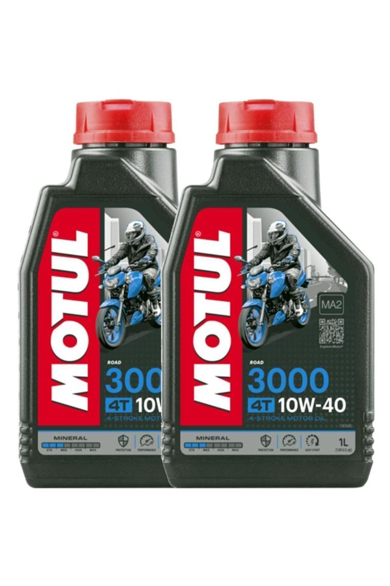 3000 4t 10w-40 2'li 1 Lt Motosiklet Motor Yağı