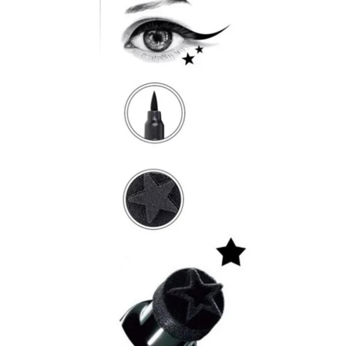 Rose Çift Taraflı Yıldız Desenli Kalem Eyeliner 26041