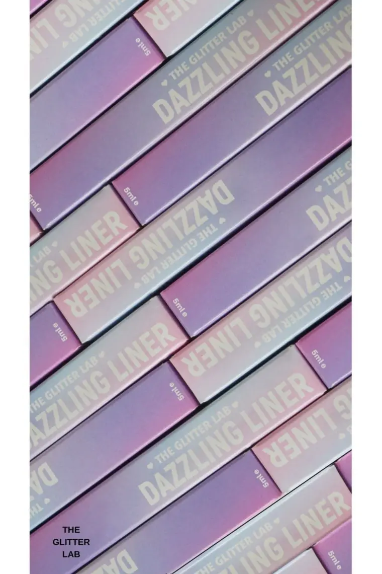 The Glitter Lab Simli Likit Eyeliner - Dazzling Liner - Shameless Pistachio