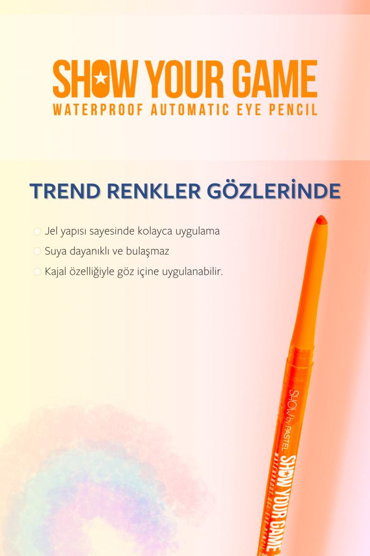 Show Your Game Waterproof Gel Eye Pencil - Jel Göz Kalemi 407