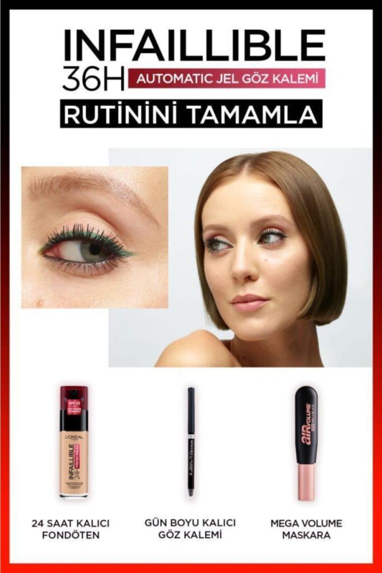 Loreal Paris Infaillible Automatic Jel Göz Kalemi Yoğun Siyah