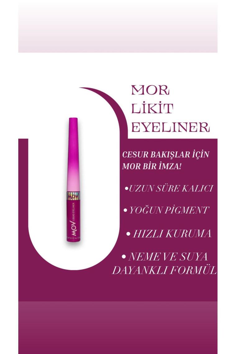 Mov Eyeliner Mor
