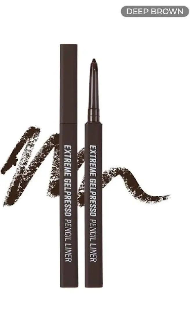 Clio Suya Dayanıklı, Gün Boyu Kalıcı Kalem Eyeliner CLIO Extreme Gelpresso Pencil Liner (01 Black Brown)