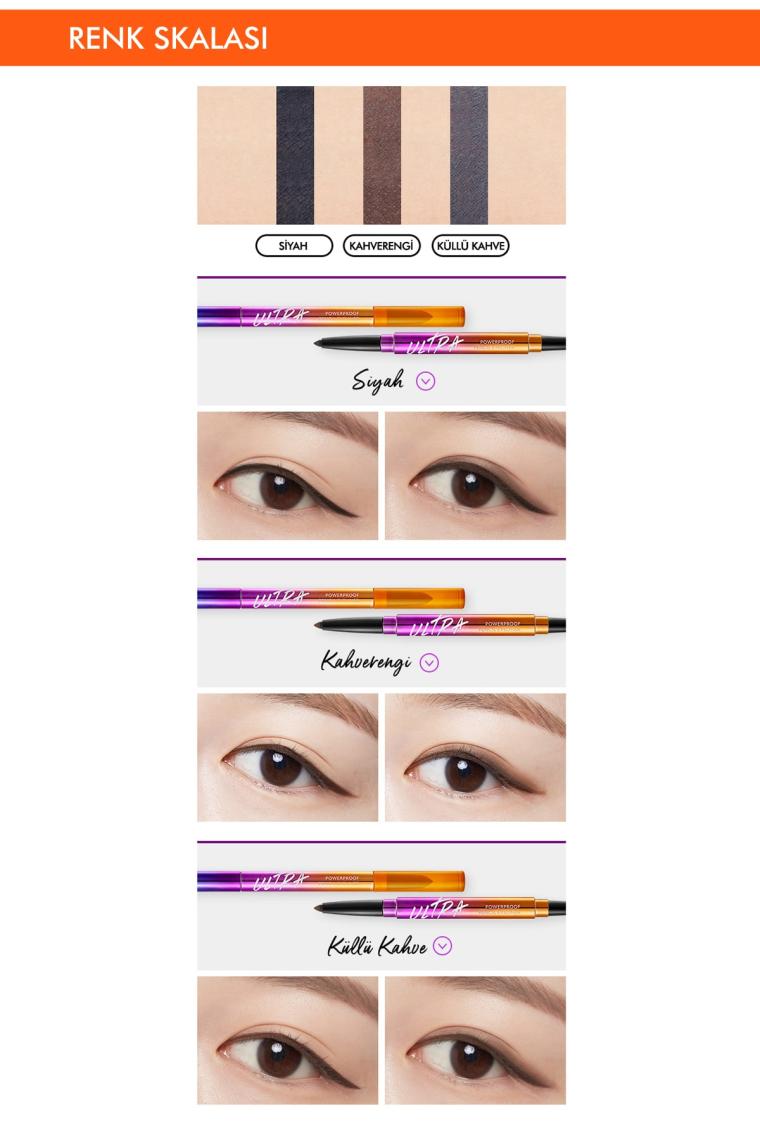 Missha Ultra Powerproof Pencil Black Göz Kalemi