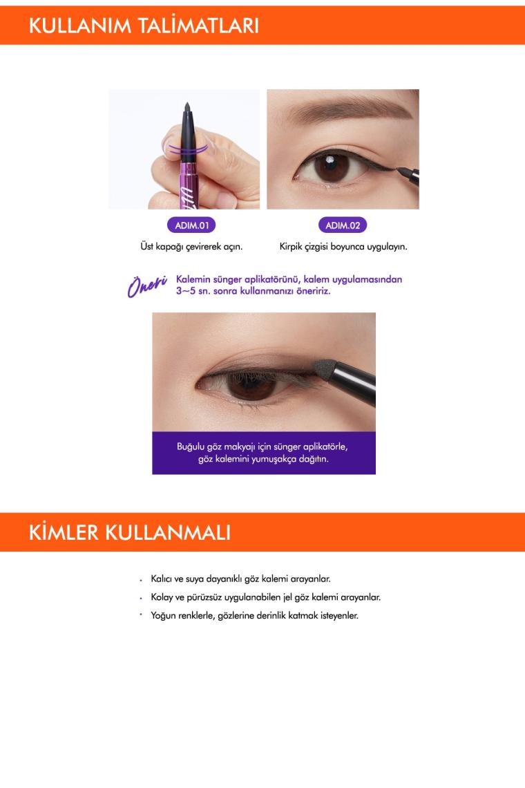 Missha Ultra Powerproof Pencil Black Göz Kalemi