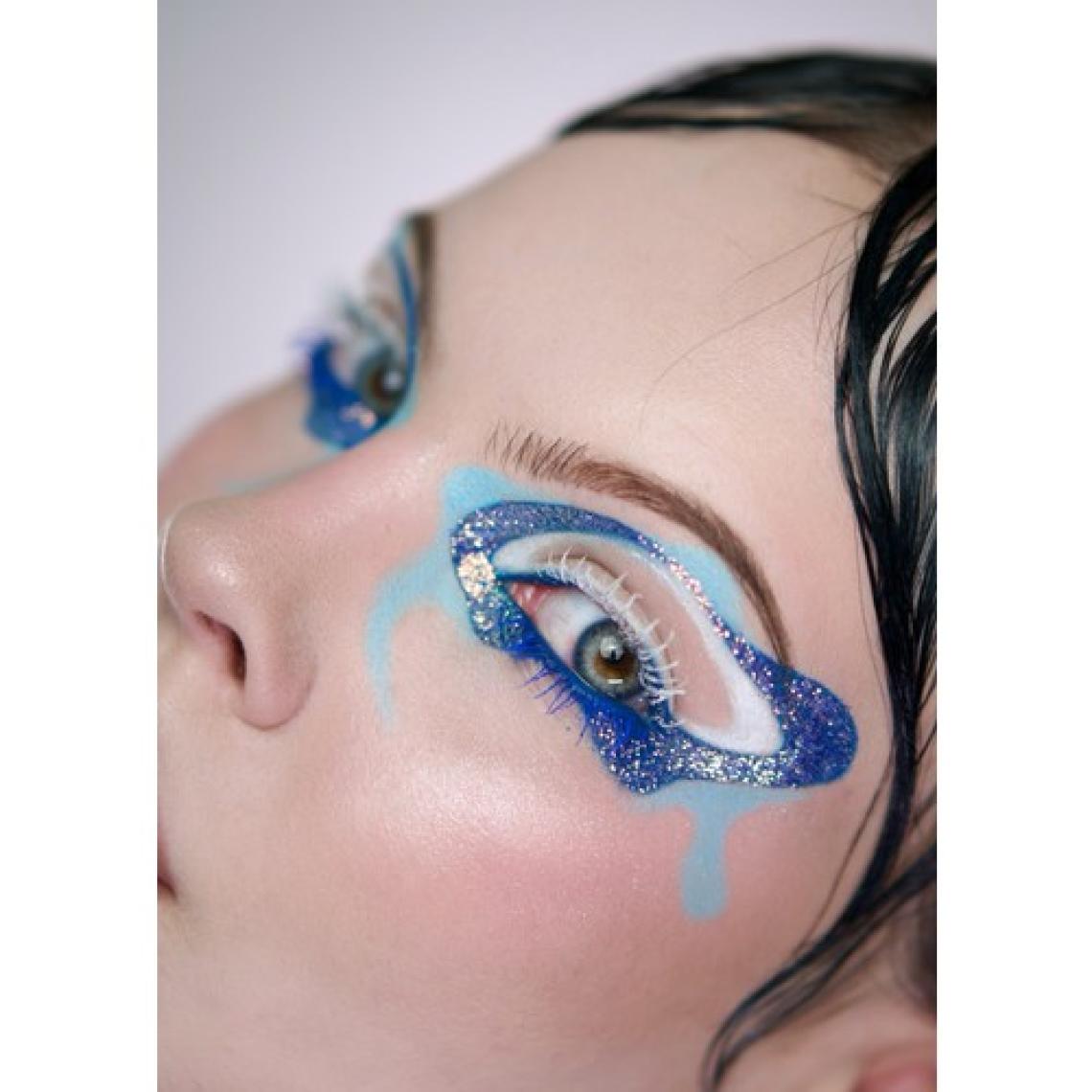 The Glitter Lab Simli Likit Eyeliner - Dazzling Liner - Berry But Gold