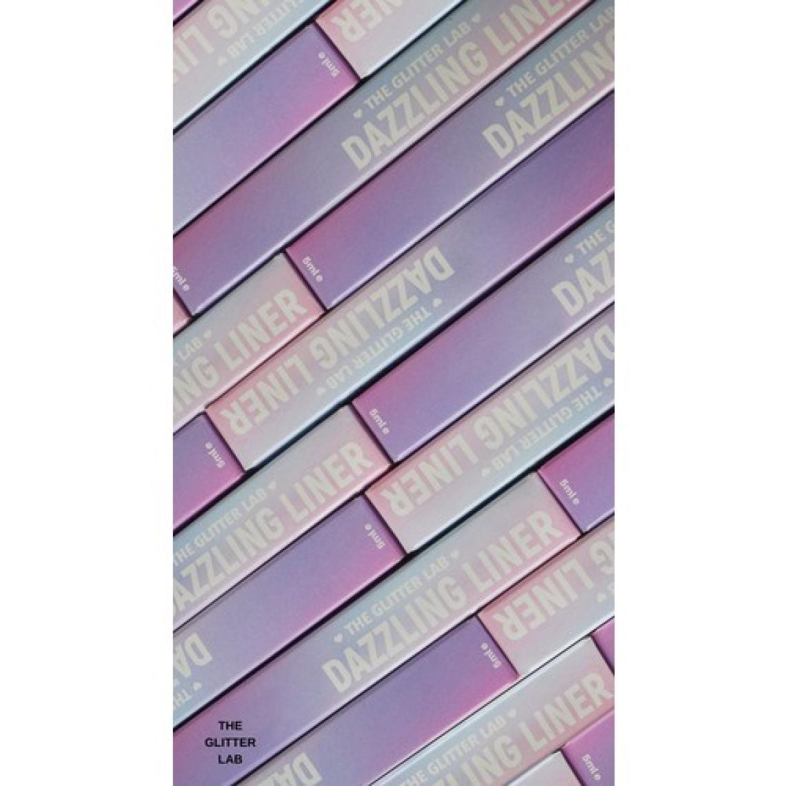 The Glitter Lab Simli Likit Eyeliner - Dazzling Liner - Berry But Gold