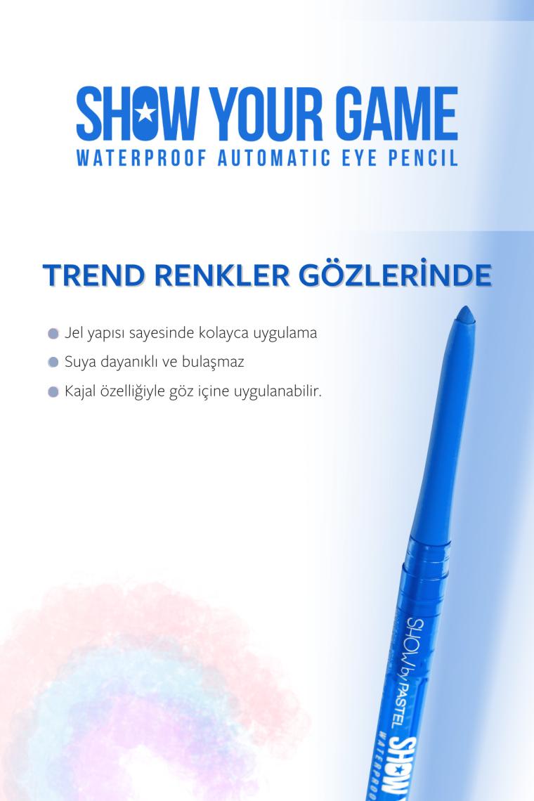 Show Your Game Waterproof Gel Eye Pencil - Jel Göz Kalemi 410