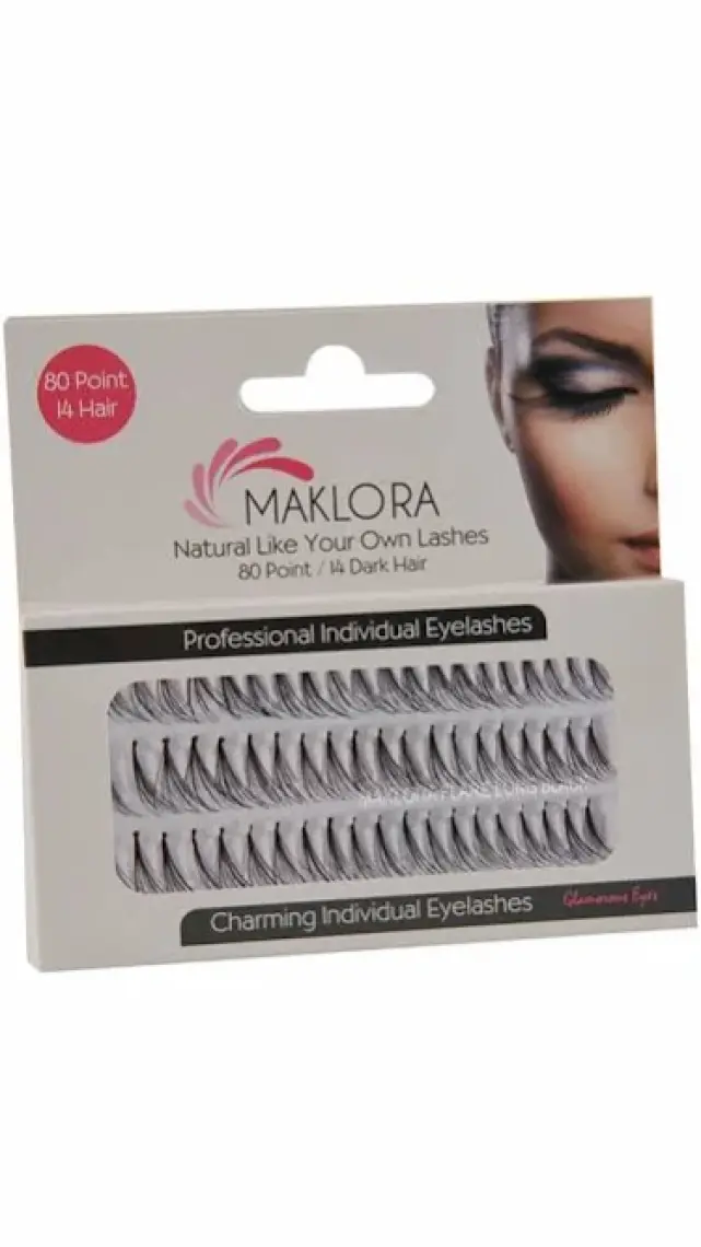 Maklora Natural 80'li Tekli Kirpik Uzun