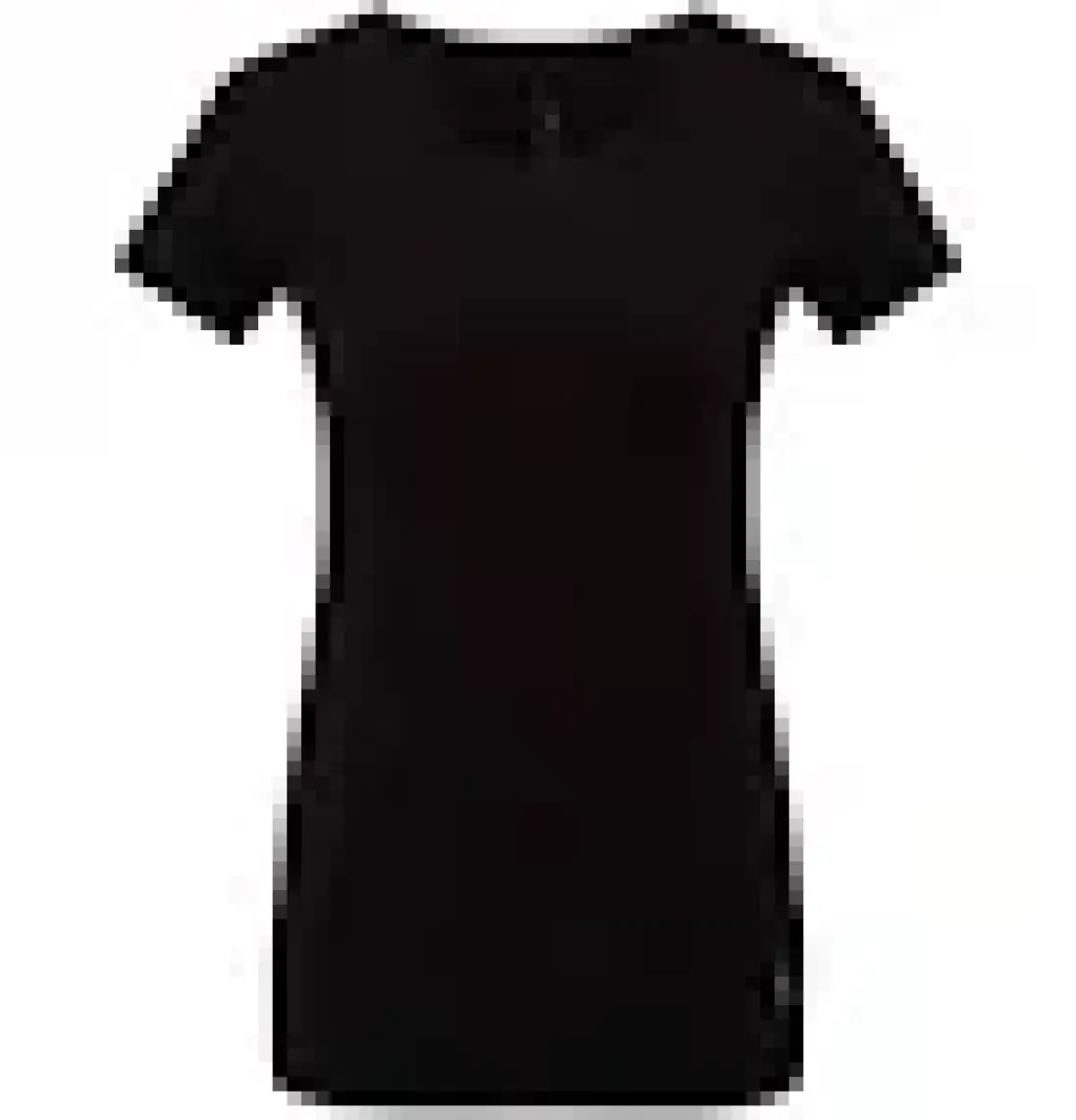 U.S. Polo Assn. Kadın Siyah Kısa Kollu V Yaka T-Shirt 66004