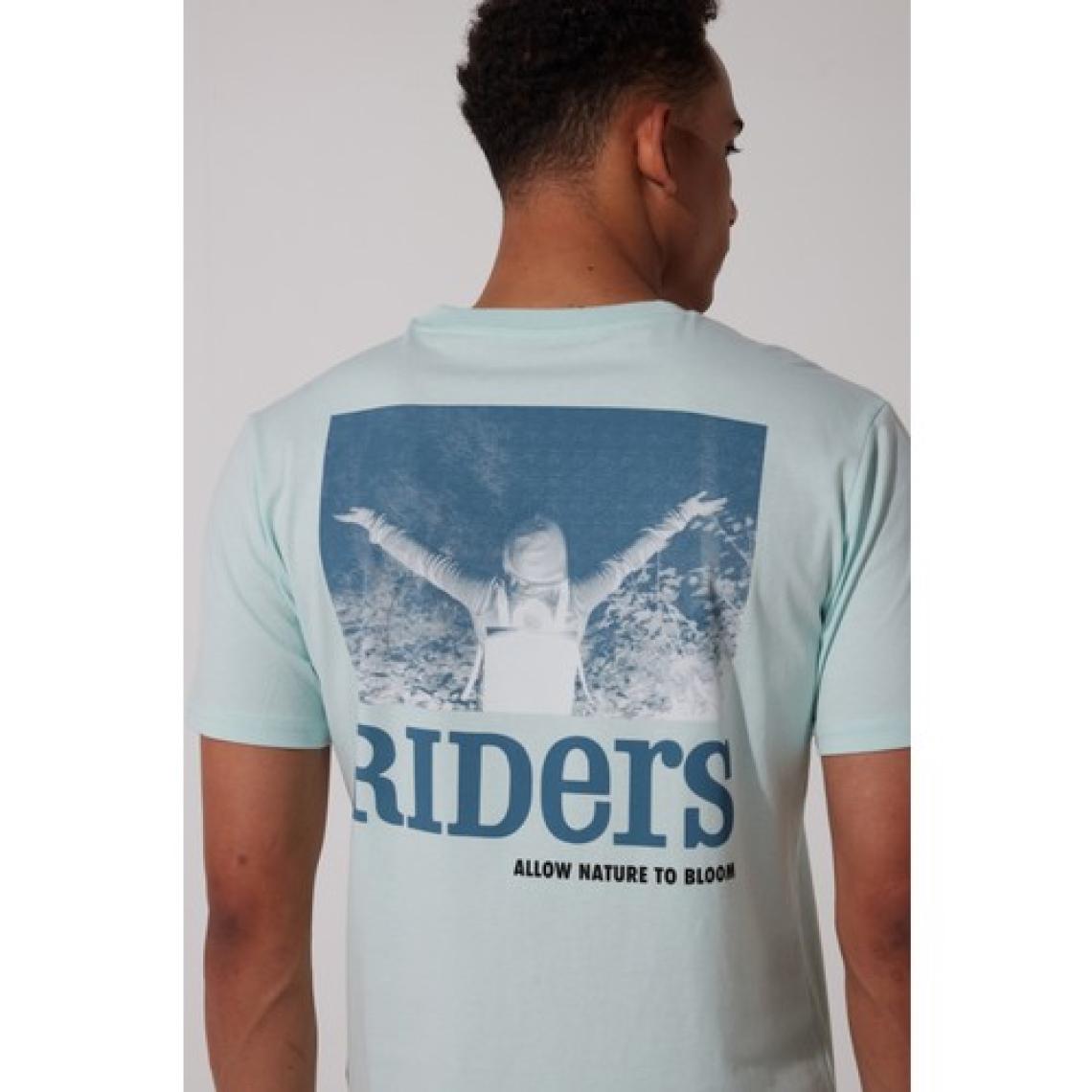 Riders By Lee Riders By Lee Loose Fit %100 Pamuk Bisiklet Yaka Mint Yeşili Tişört