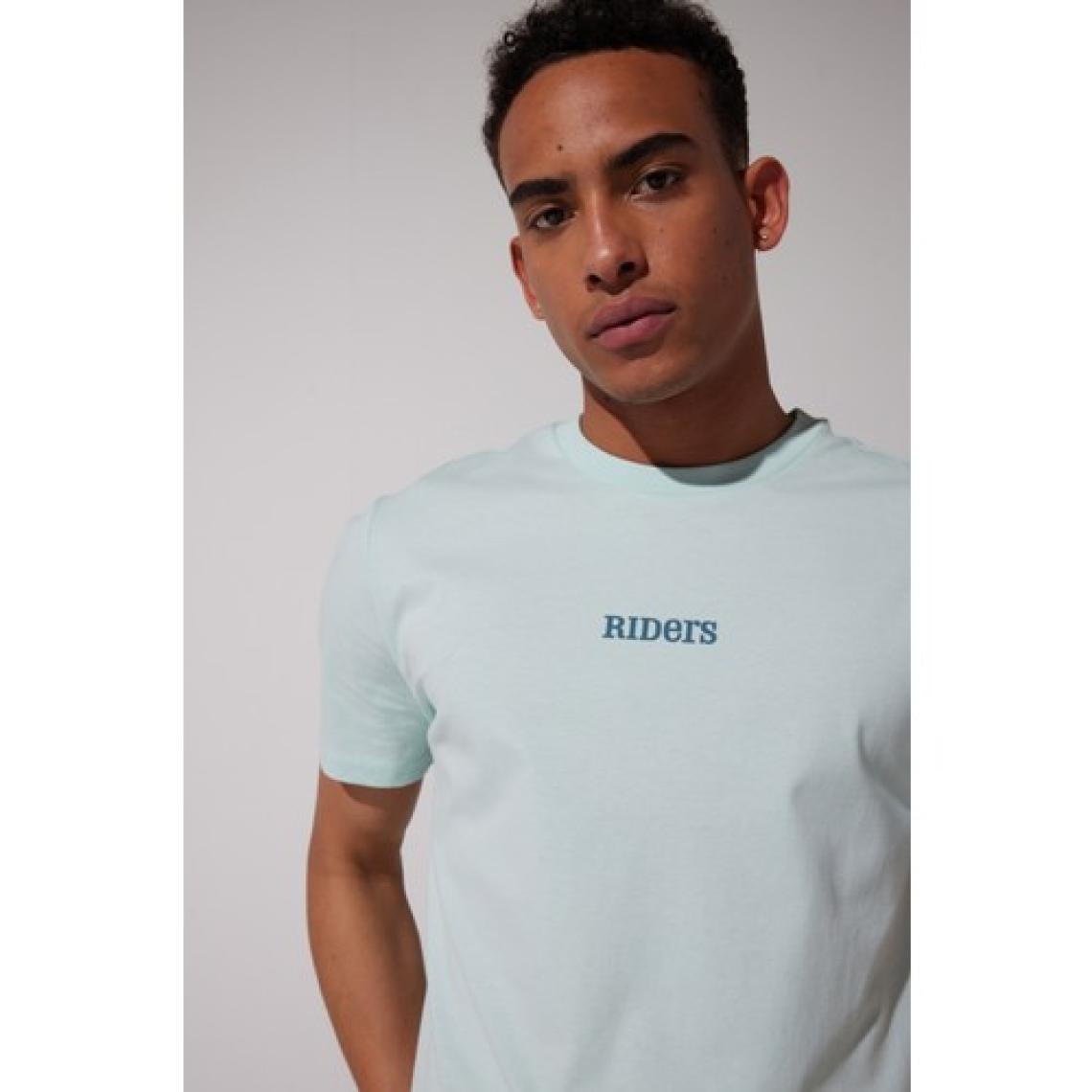 Riders By Lee Riders By Lee Loose Fit %100 Pamuk Bisiklet Yaka Mint Yeşili Tişört