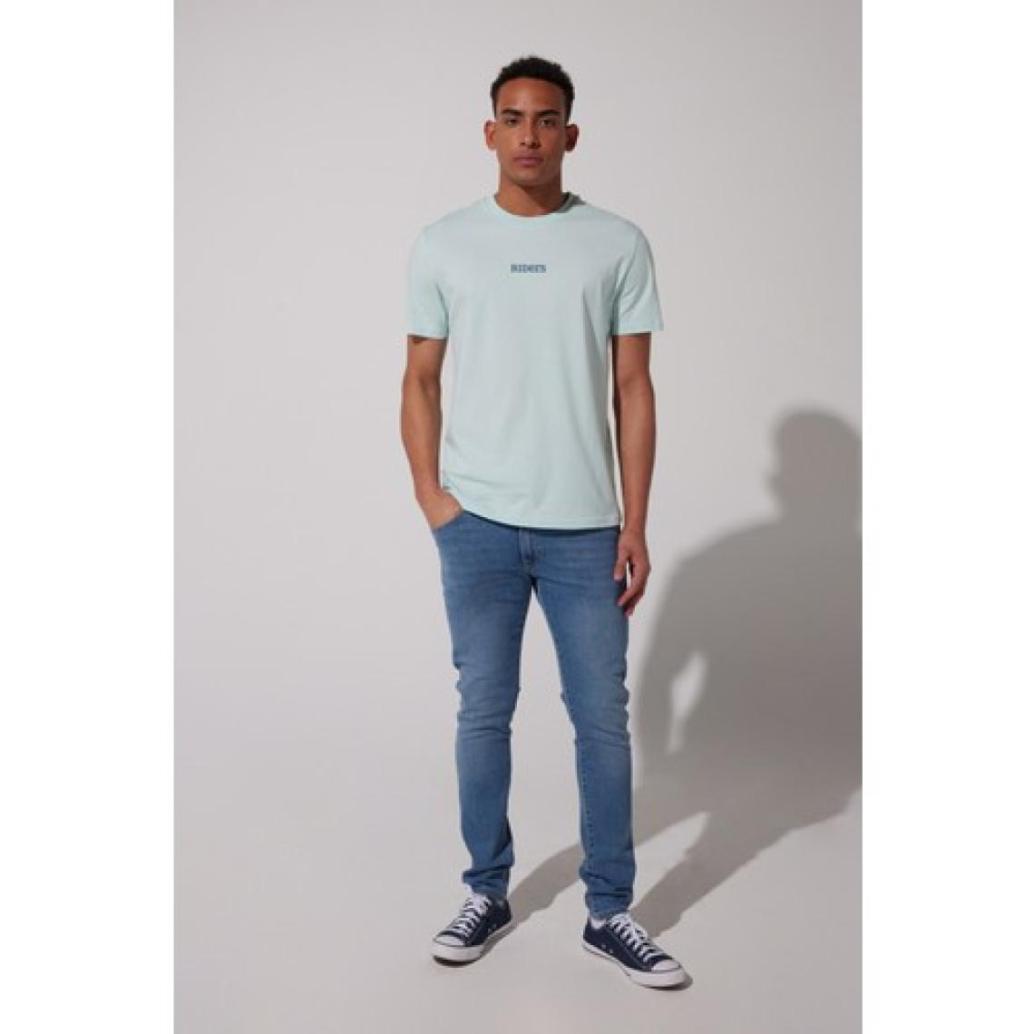 Riders By Lee Riders By Lee Loose Fit %100 Pamuk Bisiklet Yaka Mint Yeşili Tişört