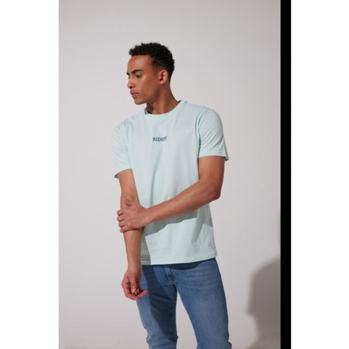 Riders By Lee Riders By Lee Loose Fit %100 Pamuk Bisiklet Yaka Mint Yeşili Tişört