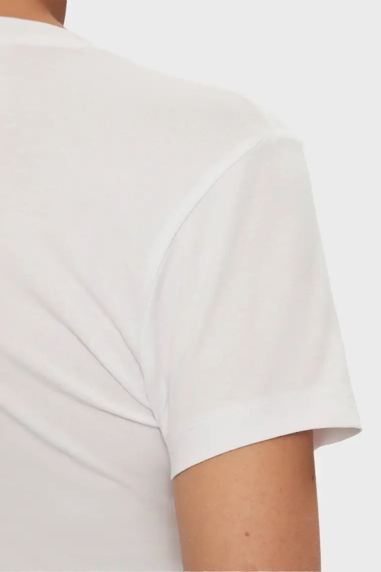Guess Ss Cn 4g Logo Pamuklu Slim Fit T Shirt W4GI29J1314 Kadın T Shirt W4GI29 J1314 G011