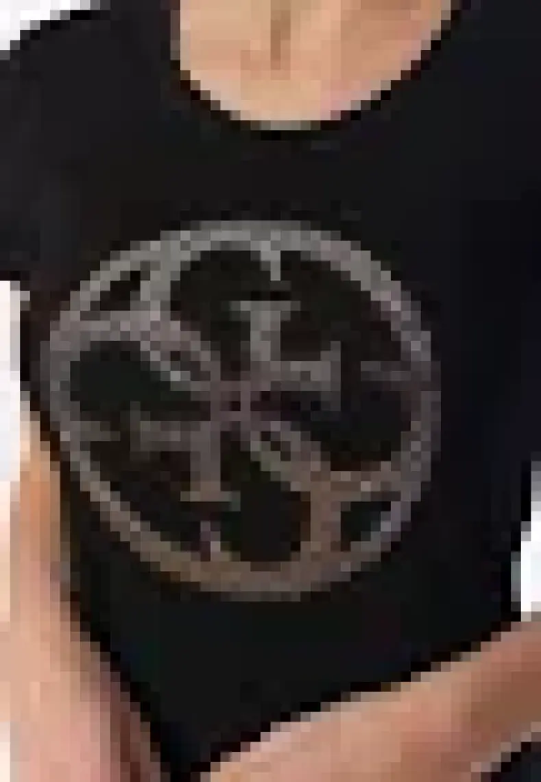 Guess Ss Cn 4g Logo Pamuklu Slim Fit T Shirt W4GI29J1314 Kadın T Shirt W4GI29 J1314 G011