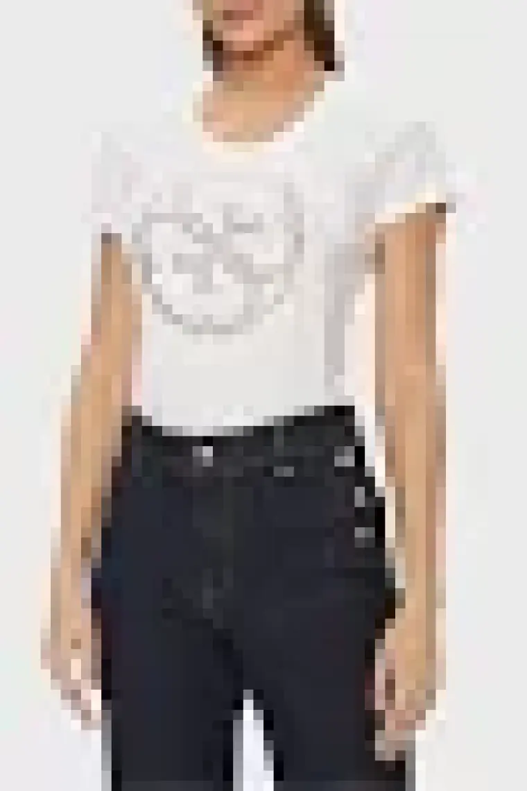 Guess Ss Cn 4g Logo Pamuklu Slim Fit T Shirt W4GI29J1314 Kadın T Shirt W4GI29 J1314 G011