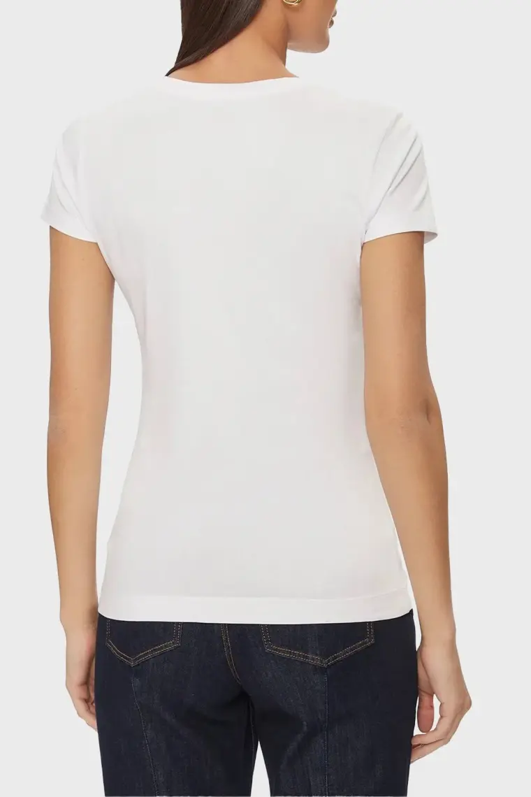 Guess Ss Cn 4g Logo Pamuklu Slim Fit T Shirt W4GI29J1314 Kadın T Shirt W4GI29 J1314 G011