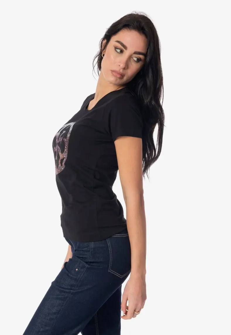 Guess Ss Cn 4g Logo Pamuklu Slim Fit T Shirt W4GI29J1314 Kadın T Shirt W4GI29 J1314 G011