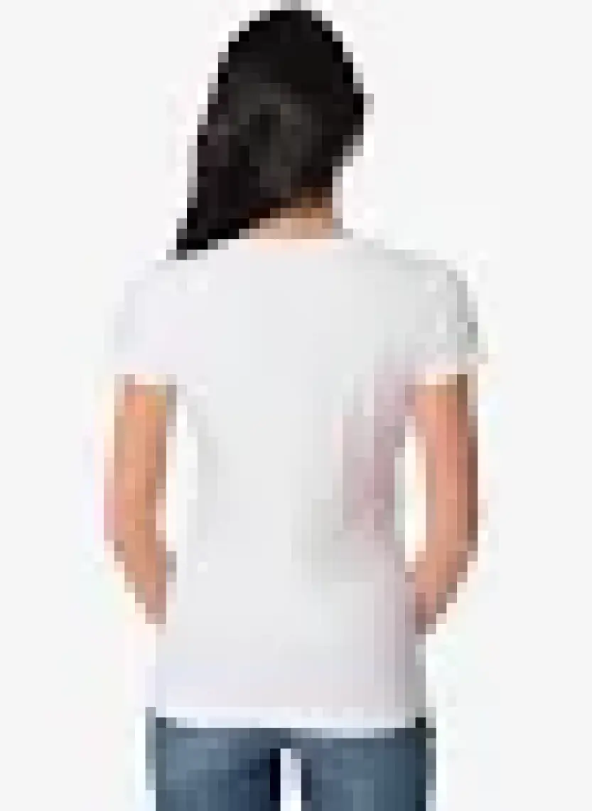 Guess Ss Cn 4g Logo Pamuklu Slim Fit T Shirt W4GI29J1314 Kadın T Shirt W4GI29 J1314 G011