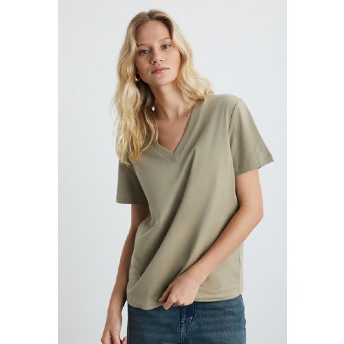 Grimelange Alıne Kadın Bej T-Shirt