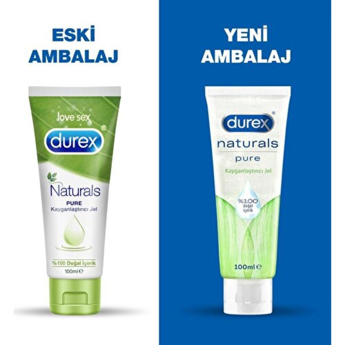 Durex Naturals Pure 100 ml Su Bazlı Kayganlaştırıcı Jel