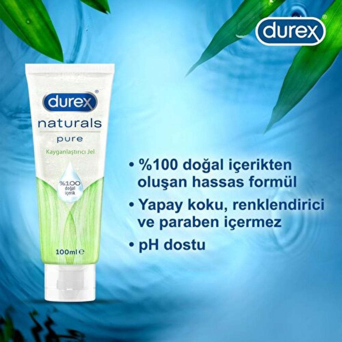 Durex Naturals Pure 100 ml Su Bazlı Kayganlaştırıcı Jel