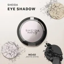 Sheida Eye Shadow Mat Beyaz Göz Farı (No:02)
