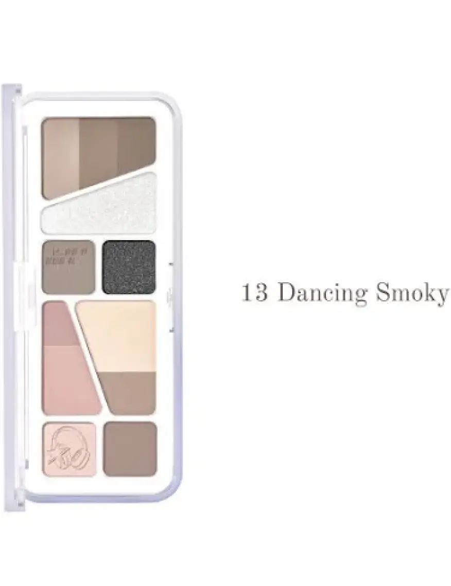 Clio Hafif Dokulu Yoğun Renklere Sahip Göz Farı Paleti CLIO Pro Eye Palette Air (13 Dancing Smoky)