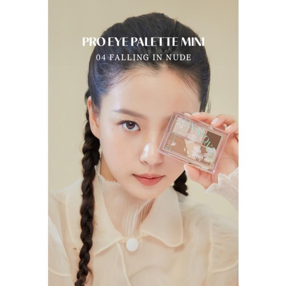 Clio Göz Alıcı Renklerde, Yoğun Pigmentli Mini Far Paleti CLIO Pro Eye Palette Mini (04 Falling in Nude)