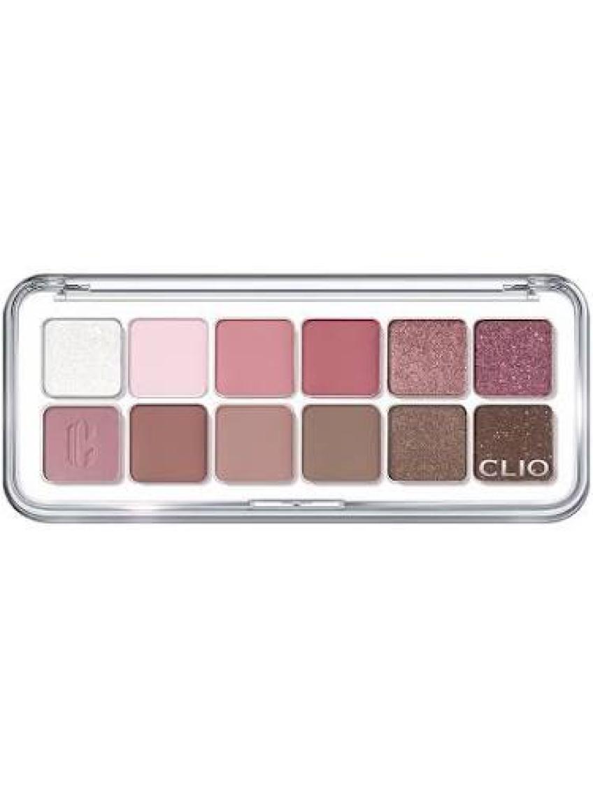Clio Hafif Dokulu Yoğun Renklere Sahip Göz Farı Paleti CLIO Pro Eye Palette Air (03 Mute Library)