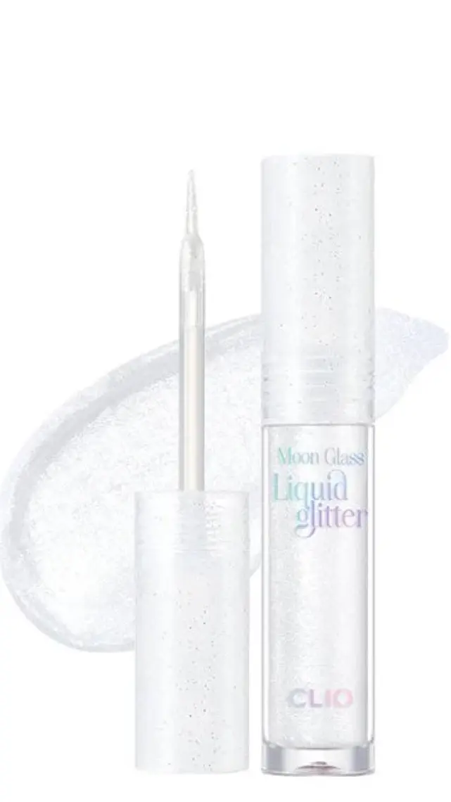 Clio Işıltılı ve Şeffaf Likit Glitter CLIO Moon Glass Liquid Glitter Sweet Cloud (03 Violet Topping)