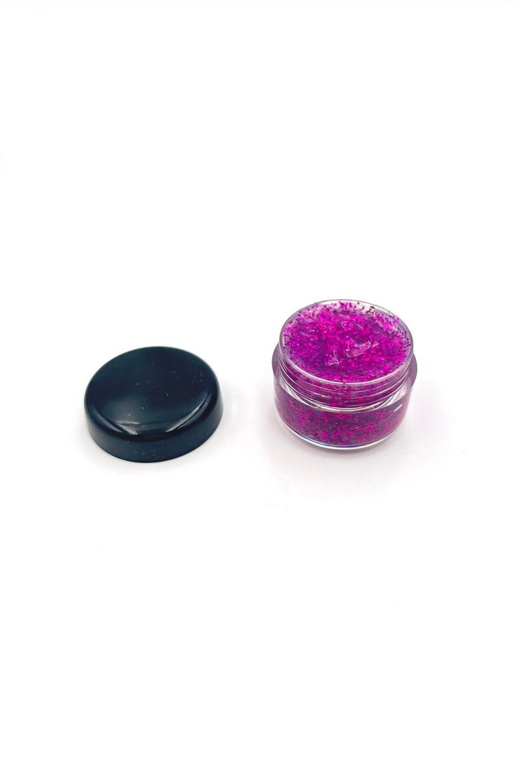 Fuşya Göz Simi, Yüz Ve Vücut Parıltısı, Party Glitter Makyaj Simi 5 ml