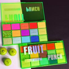 Iman Of Noble 15'li Fruit Punch Renkli Yeşil Ambalajlı Sedefli ve Mat Far Paleti Iman Of Noble