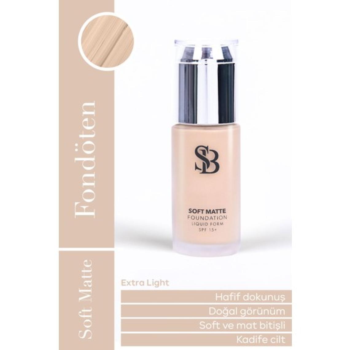 Selin Beauty Soft Matte SPF15 Fondöten Extra Light 40 ml