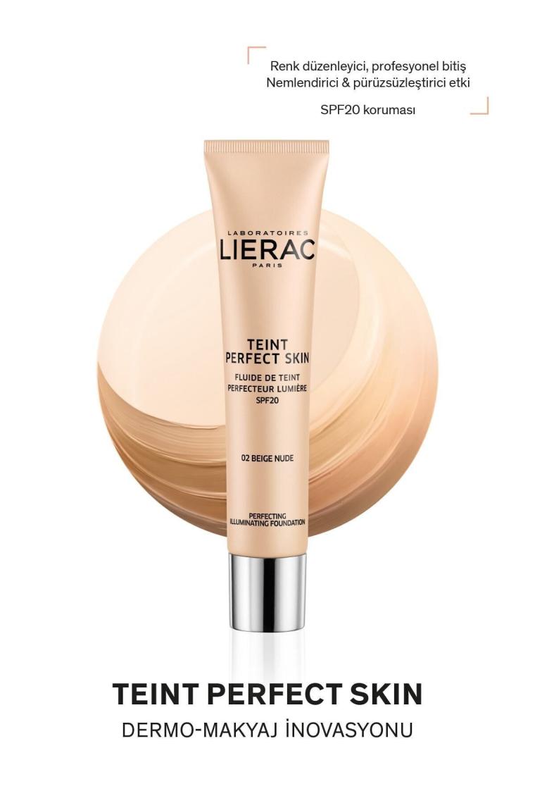 Teint Perfect Nude Beige / 2 Mükemmel Cilt Dokusu Sağlayan, Aydınlatıcı Fluid Fondöten