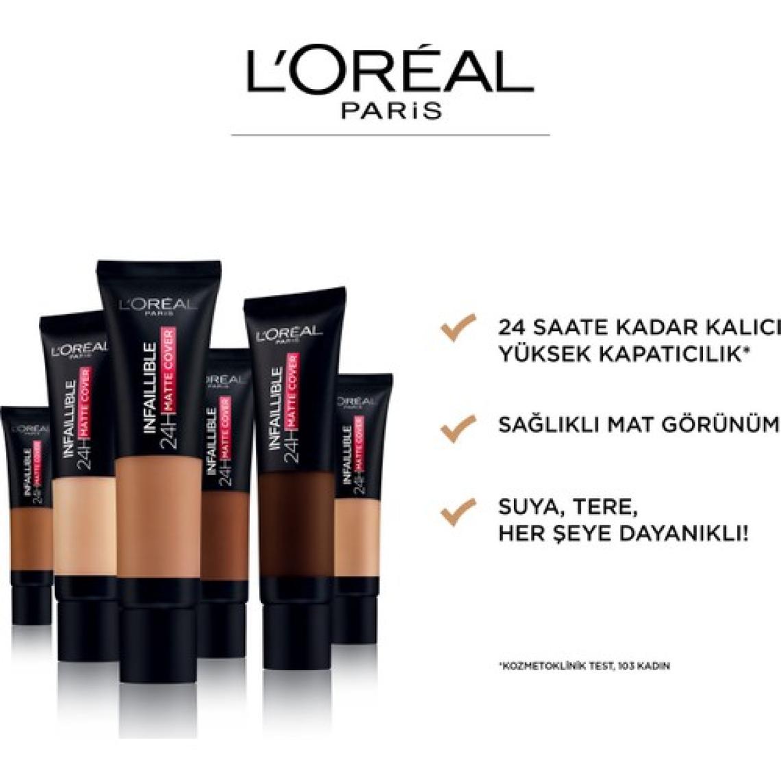 Loreal Paris Infaillible 24H Matte Cover 155 Natural Rose Fondöten