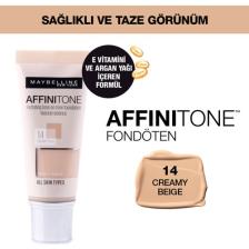 Maybelline Affinitone Fondöten 14 Creamy Beige