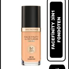 Max Factor Facefınıty All Day Flawless Flexı-Hold 3 In 1 Kalıcı Fondöten 62 Warm Beıge