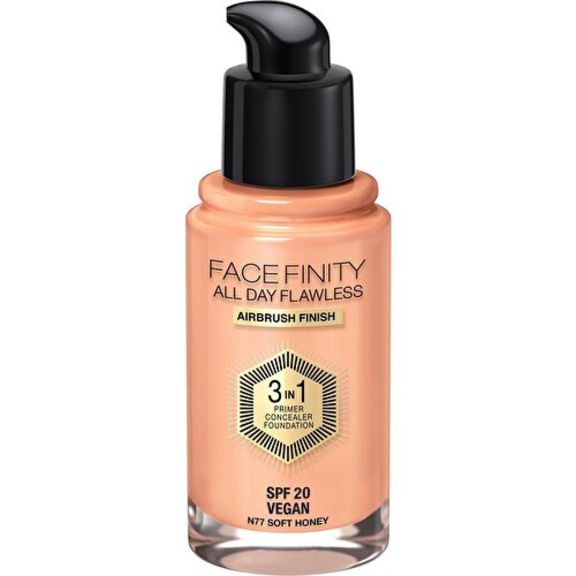 Max Factor Fondöten - Facefinity Foundation All Day Flawless 77 Soft Honey