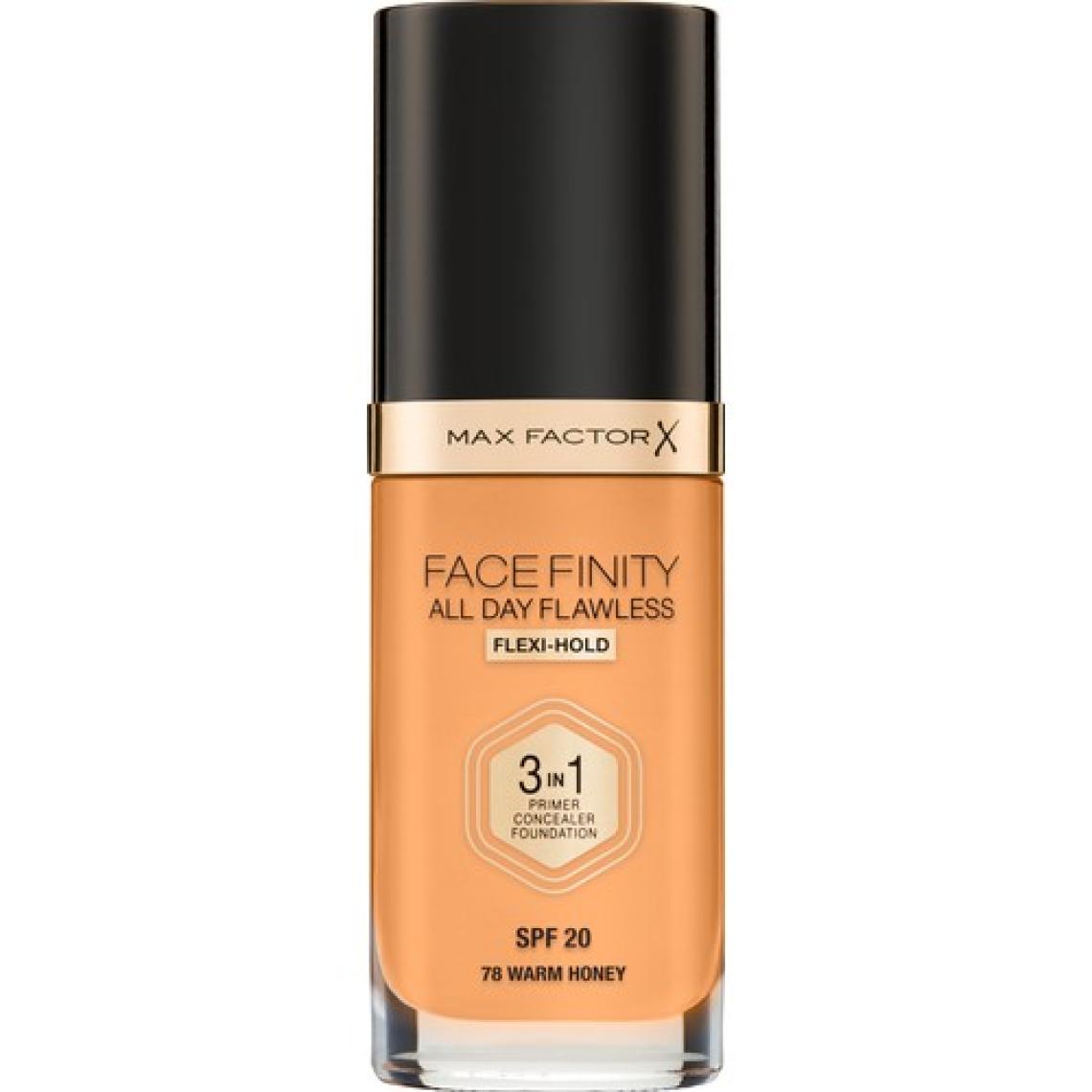 Max Factor Facefınıty All Day Flawless Flexı-Hold 3 In 1 Kalıcı Fondöten 78 Warm Honey