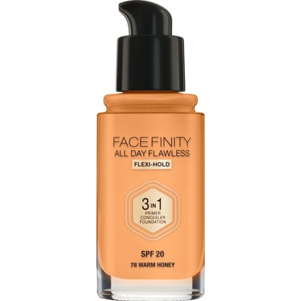 Max Factor Facefınıty All Day Flawless Flexı-Hold 3 In 1 Kalıcı Fondöten 78 Warm Honey