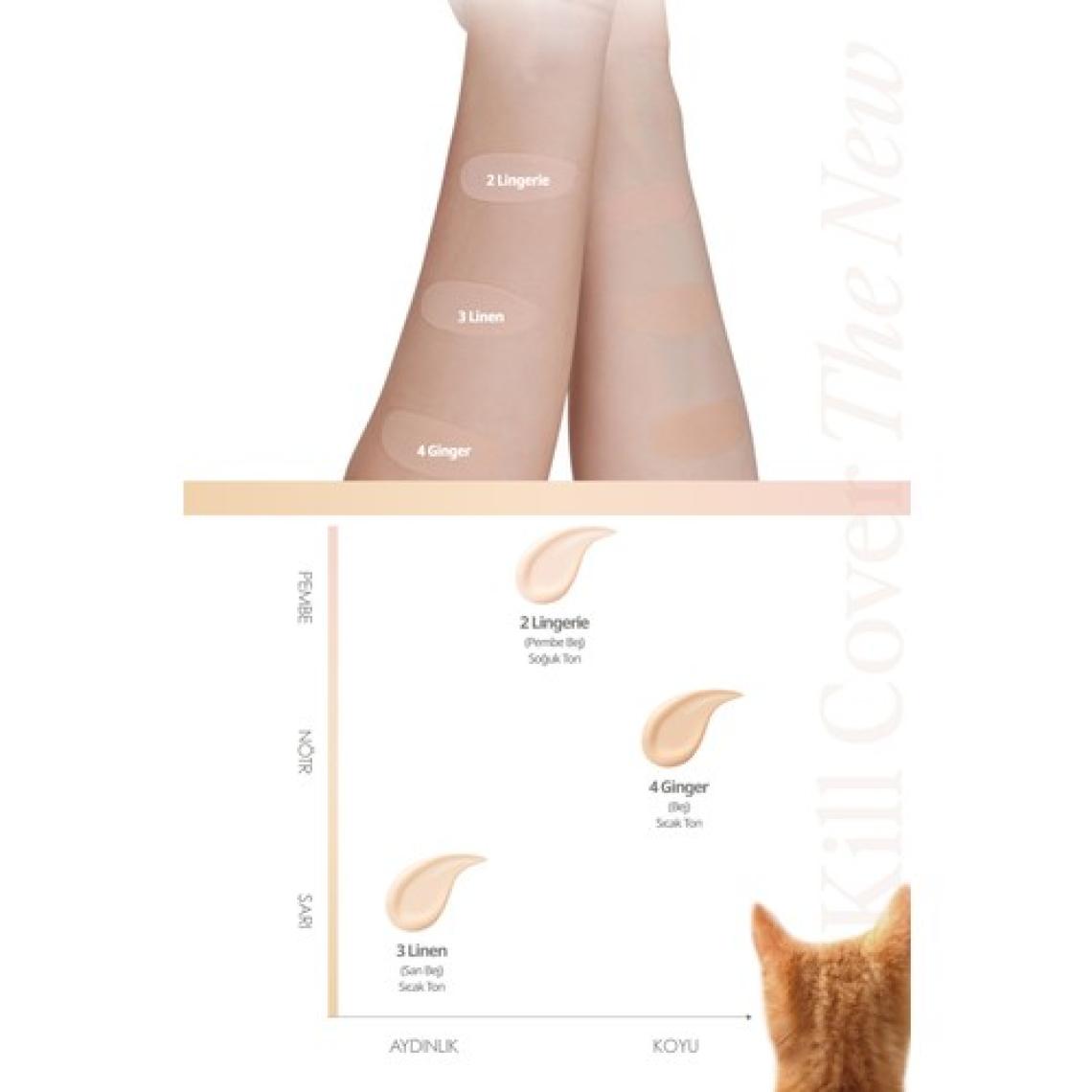 CLIO Kill Cover The New Founwear Cushion - Refill SPF50+ PA+++ (2 Lingerie/Koshort in Seoul Limited)