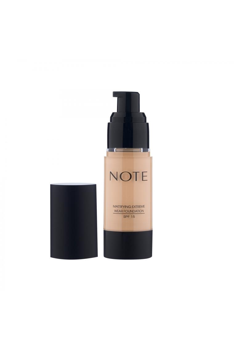 Note Mattifying Extreme Wear Fondöten Spf 15 02 Natural Beige