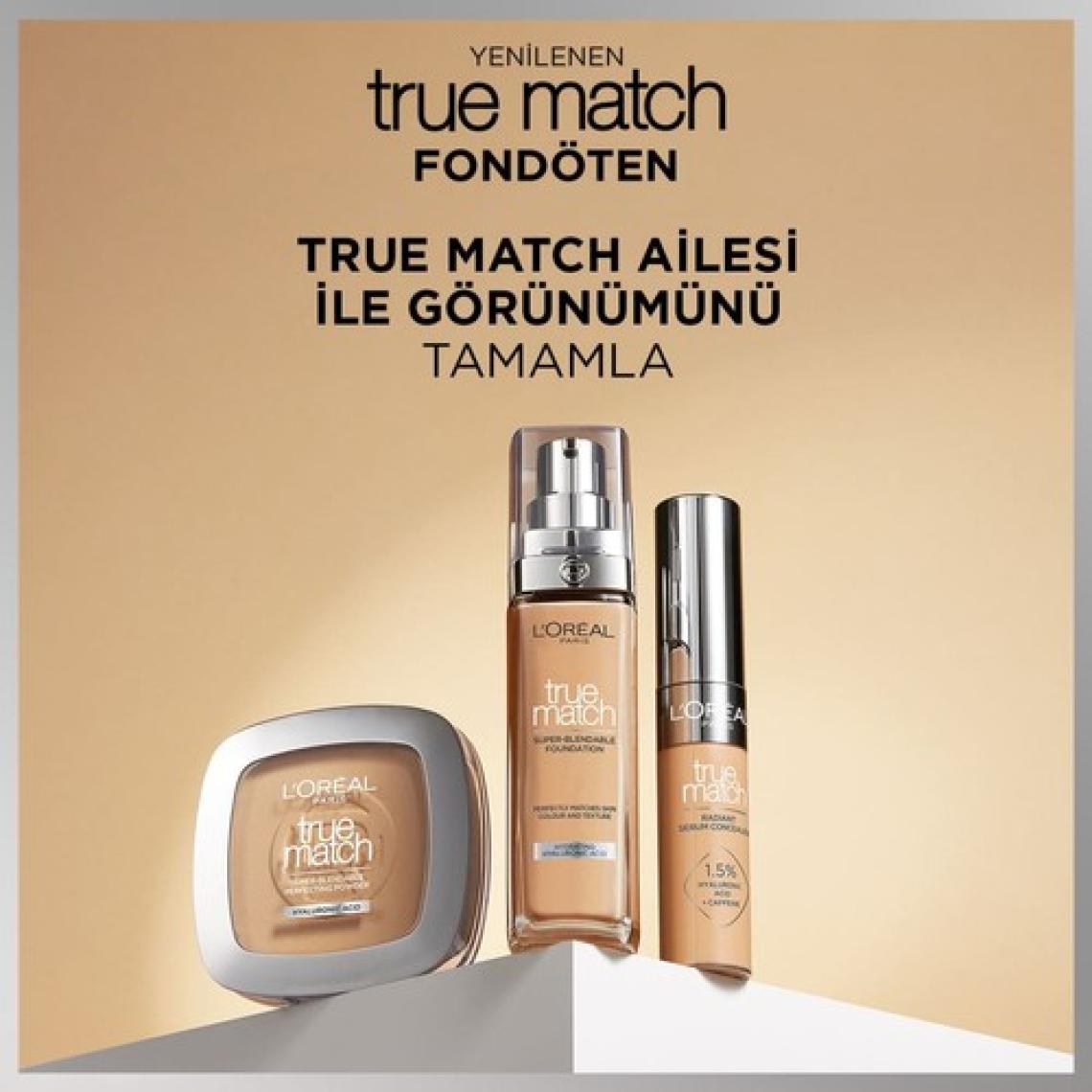 L'Oréal Paris True Match Bakım Yapan Fondöten - 5N Nötr Alt Ton
