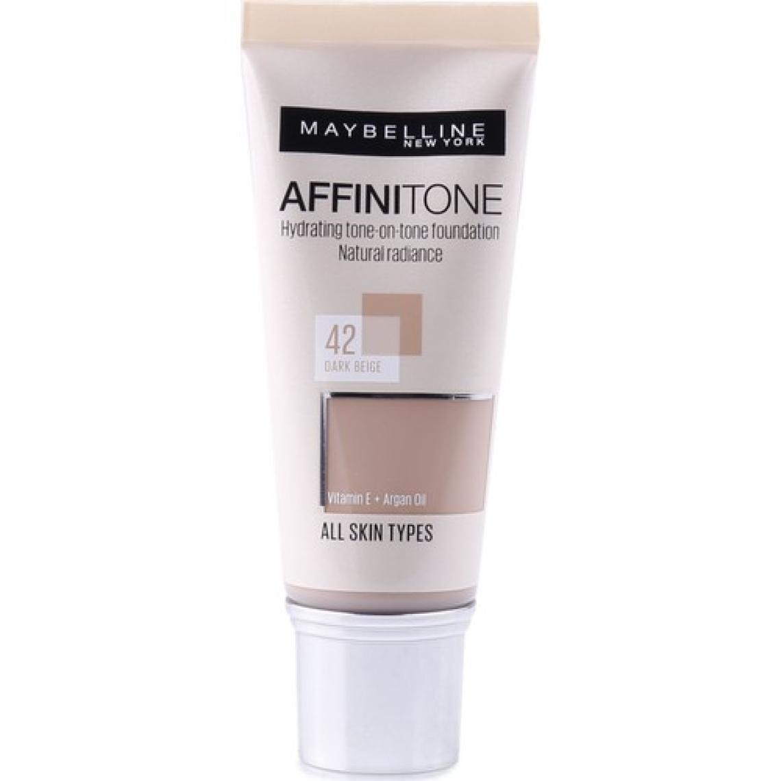 Maybelline New York Affinitone  Fondöten - 42 Dark Beige