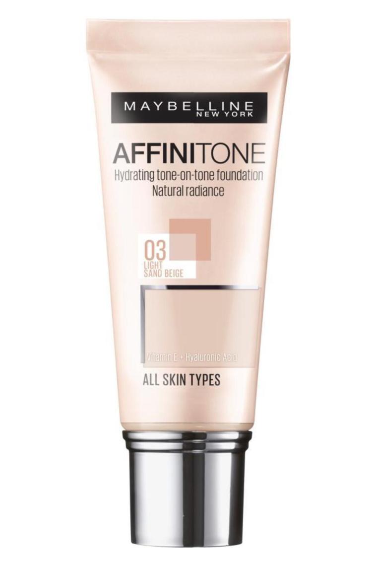 Maybelline Affinitone Fondöten 03 Light Sand Beige