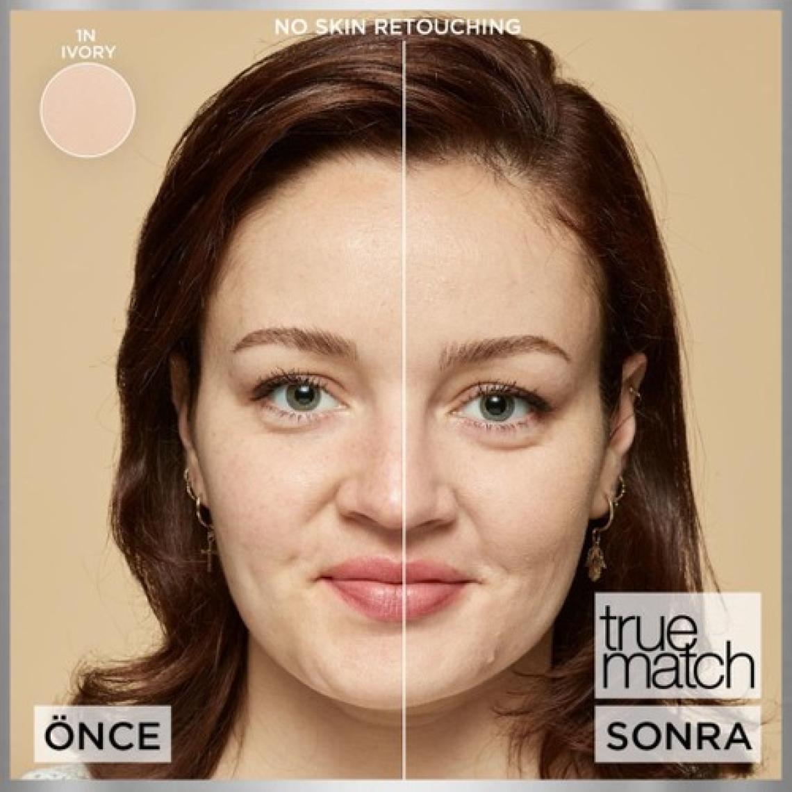 Loreal Paris True Match 1N Ivory Fondöten